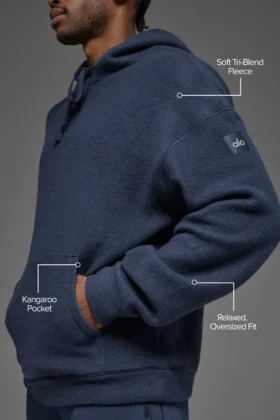 Sudadera con capucha Triumph Restore – Azul marino