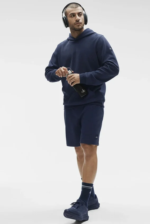 Sudadera con capucha Waffle Lounge - Azul marino
