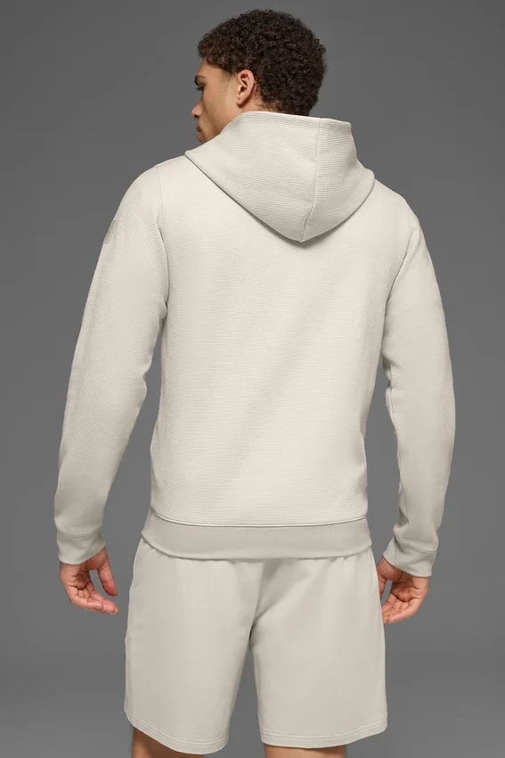Sudadera con capucha Waffle Lounge - Bone