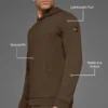 Sudadera con capucha Waffle Lounge - Espresso