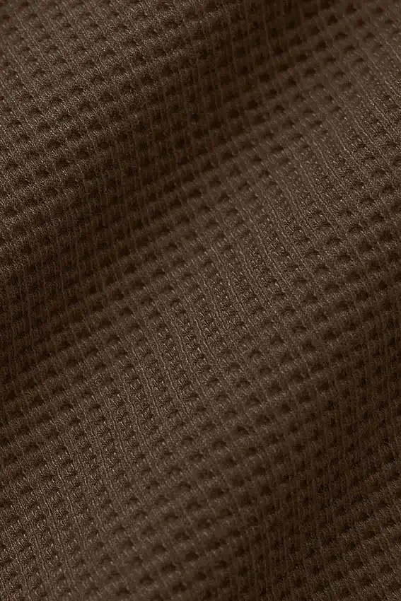 Sudadera con capucha Waffle Lounge - Espresso