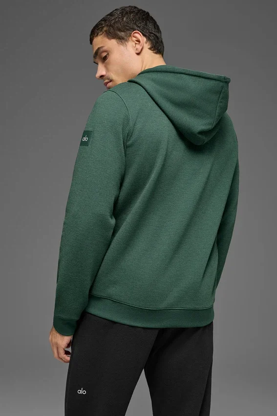 Sudadera con capucha Waffle Lounge - Verde trébol