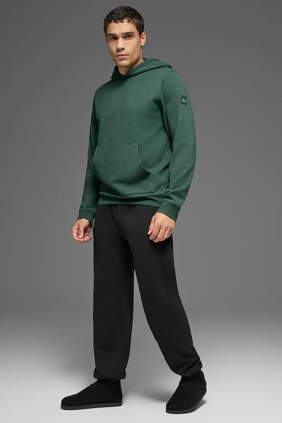 Sudadera con capucha Waffle Lounge - Verde trébol