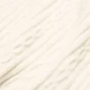 Pantalones Winter Bliss de punto trenzado - Marfil