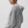 Sudadera con capucha y cremallera completa Accolade - Gris jaspeado deportivo