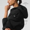 Sudadera con capucha y cremallera completa Mountain Peak corta - Negro