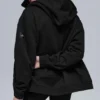 Sudadera con capucha y cremallera completa Renown de tejido grueso - Negro
