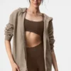 Sudadera con capucha y cremallera completa Renown - Gravel