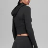 Sudadera con capucha y cremallera completa Sway - Negro