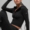 Sudadera con capucha y cremallera completa Sway - Negro