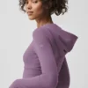 Sudadera con capucha y cremallera completa Sway - Plum Kiss