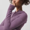 Sudadera con capucha y cremallera completa Sway - Plum Kiss