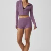 Sudadera con capucha y cremallera completa Sway - Plum Kiss
