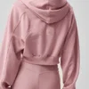 Sudadera con capucha y cremallera Sweet Escape - Rosa vintage