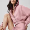 Sudadera con capucha y cremallera Sweet Escape - Rosa vintage