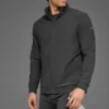 Sudadera Conquer Max con cuello alto y cremallera completa - Antracita