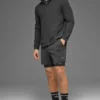 Sudadera Conquer Max con cuello alto y cremallera completa - Antracita