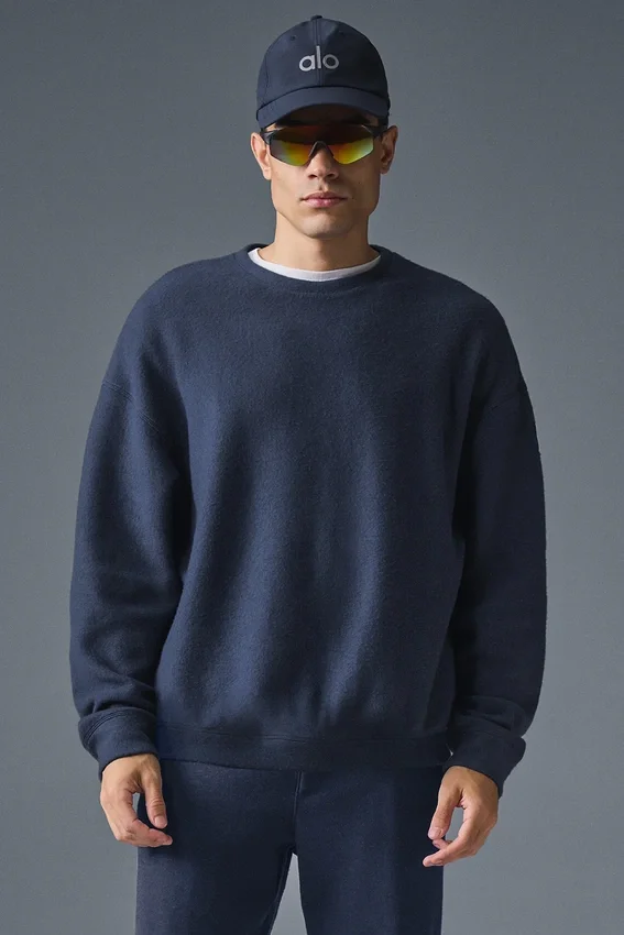 Sudadera de cuello redondo Triumph Restore - Azul marino