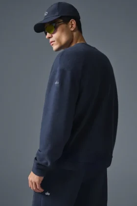 Sudadera de cuello redondo Triumph Restore – Azul marino