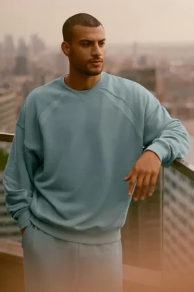 Sudadera Field de cuello redondo - Desert Sage