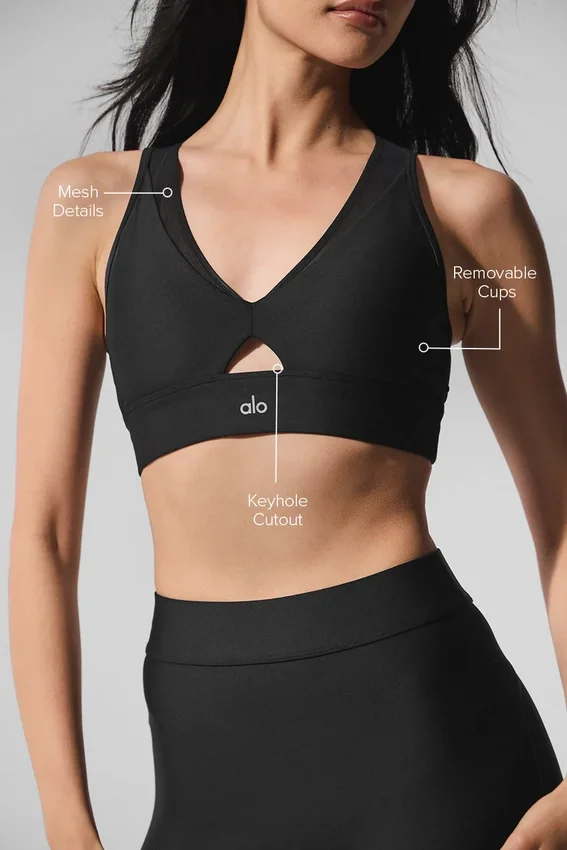 Sujetador Airlift Mesh Just Right - Negro