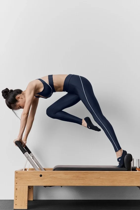 High-Waist Airlift 7/8 Speedwork Leggings - Azul marino