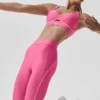 High-Waist 7/8 Speedwork Leggings de Airlift - Rosa Paraíso