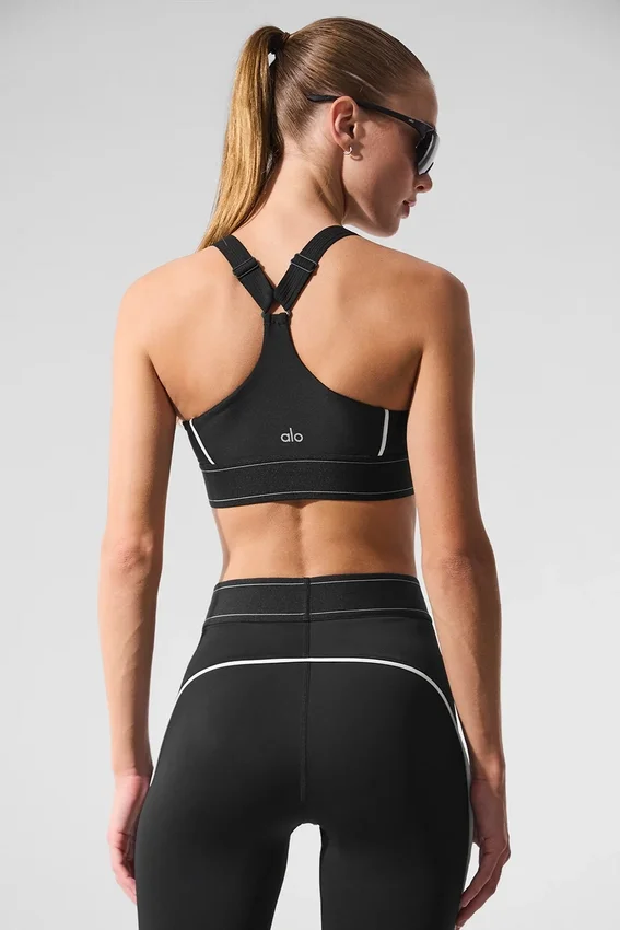 Sujetador Airlift Suit Up — Negro/Blanco