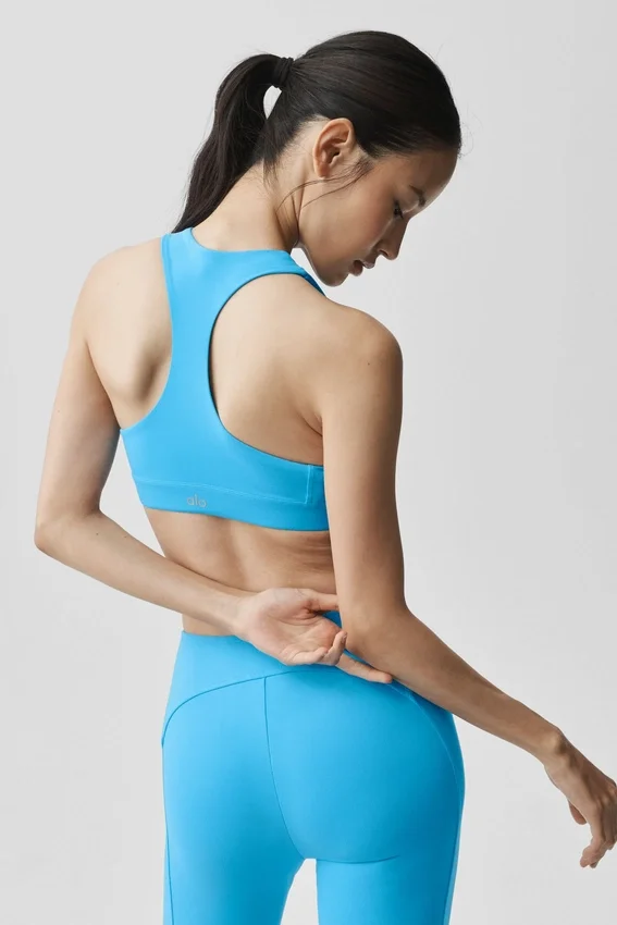 Sujetador Alo Softsculpt Superset - Azul celeste