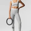 Sujetador Alosoft Better Together - Gris jaspeado deportivo/Blanco