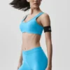 Sujetador Alosoft Center Stage - Azul celeste