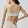 Sujetador Alosoft Center Stage - Gris avena jaspeado