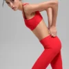 Sujetador Alosoft Center Stage - Rojo brillante