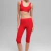 Sujetador Alosoft Center Stage - Rojo brillante