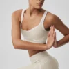 Sujetador Alosoft Heart Throb - Gris avena jaspeado/Blanco