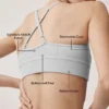 Sujetador Alosoft Relay - Gris jaspeado deportivo/Blanco