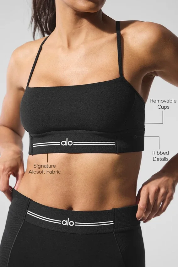 Sujetador Alosoft Relay - Negro/Blanco