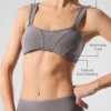 Sujetador Alosoft Sunray lavado — Lavado gris frío