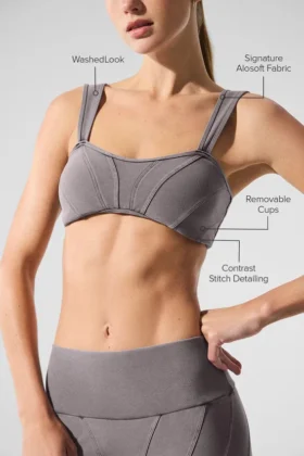 Sujetador Alosoft Sunray lavado — Lavado gris frío