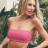 Sujetador bandeau Airbrush - Rosa Paraíso