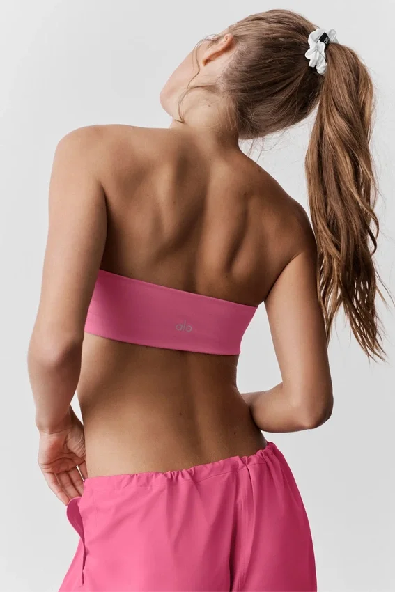 Sujetador bandeau Airbrush - Rosa Paraíso