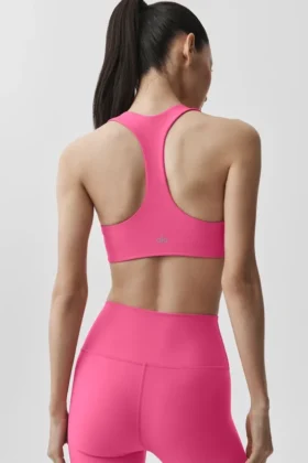 Sujetador con espalda cruzada Airlift Advantage – Rosa paraíso