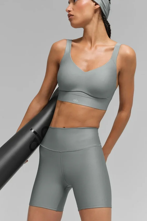 Sujetador de alto impacto Airlift Endurance - Gris lunar