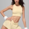 Sujetador de cuello alto Seamless Delight - Amarillo Candlelight