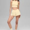 Sujetador de cuello alto Seamless Delight - Amarillo Candlelight