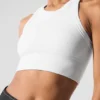 Sujetador de cuello alto Seamless Delight - Blanco