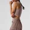 Sujetador de cuello alto Seamless Delight - Gris champiñón