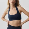Sujetador halter Alo Softsculpt Feel the Heat - Azul marino