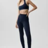 Sujetador halter Alo Softsculpt Feel the Heat - Azul marino