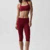 Sujetador halter Alo Softsculpt Feel the Heat - Rojo Summer Romance